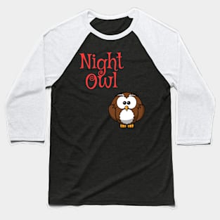 Night Owl Baseball T-Shirt